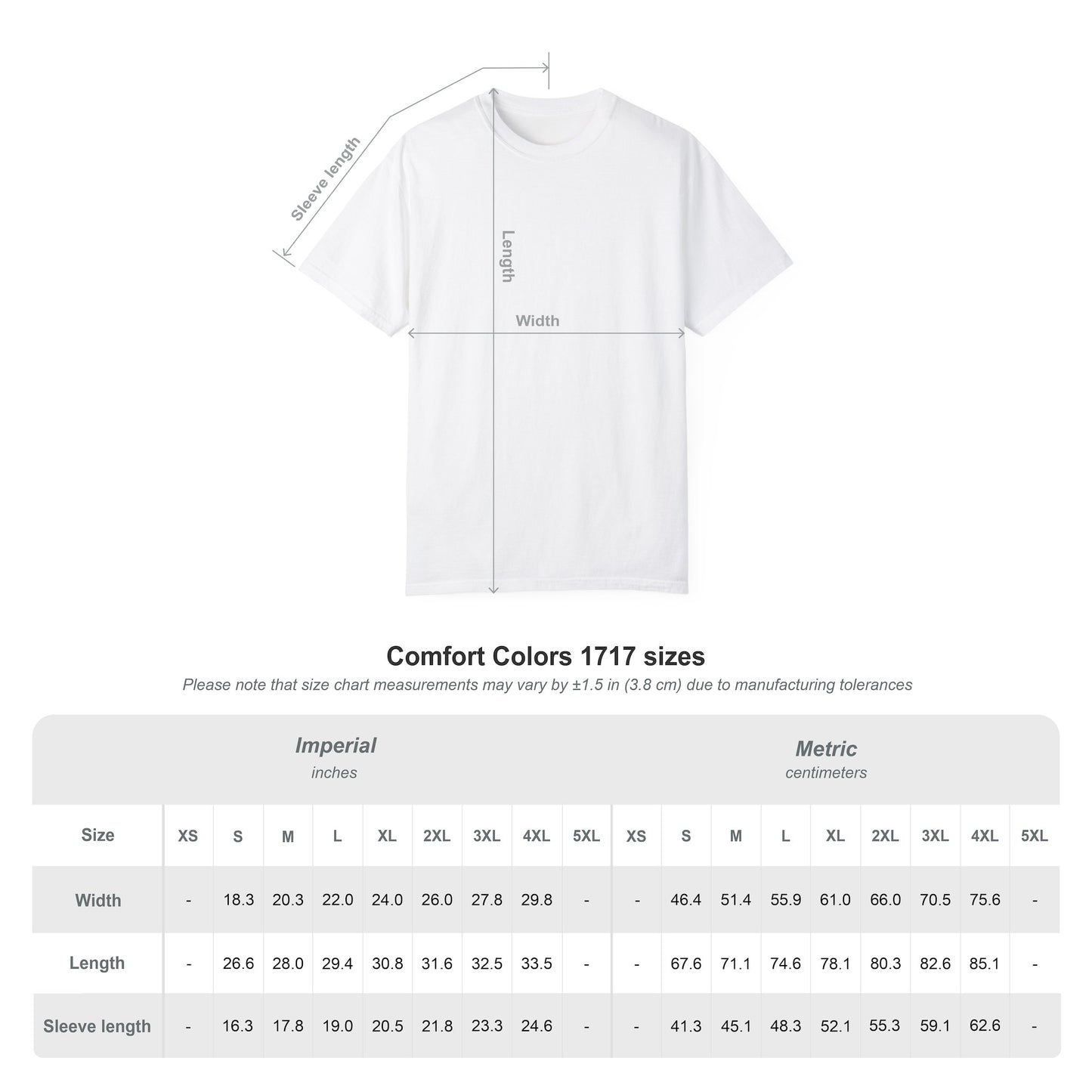 Authenticity Heart Unisex Comfort Colors T-Shirt
