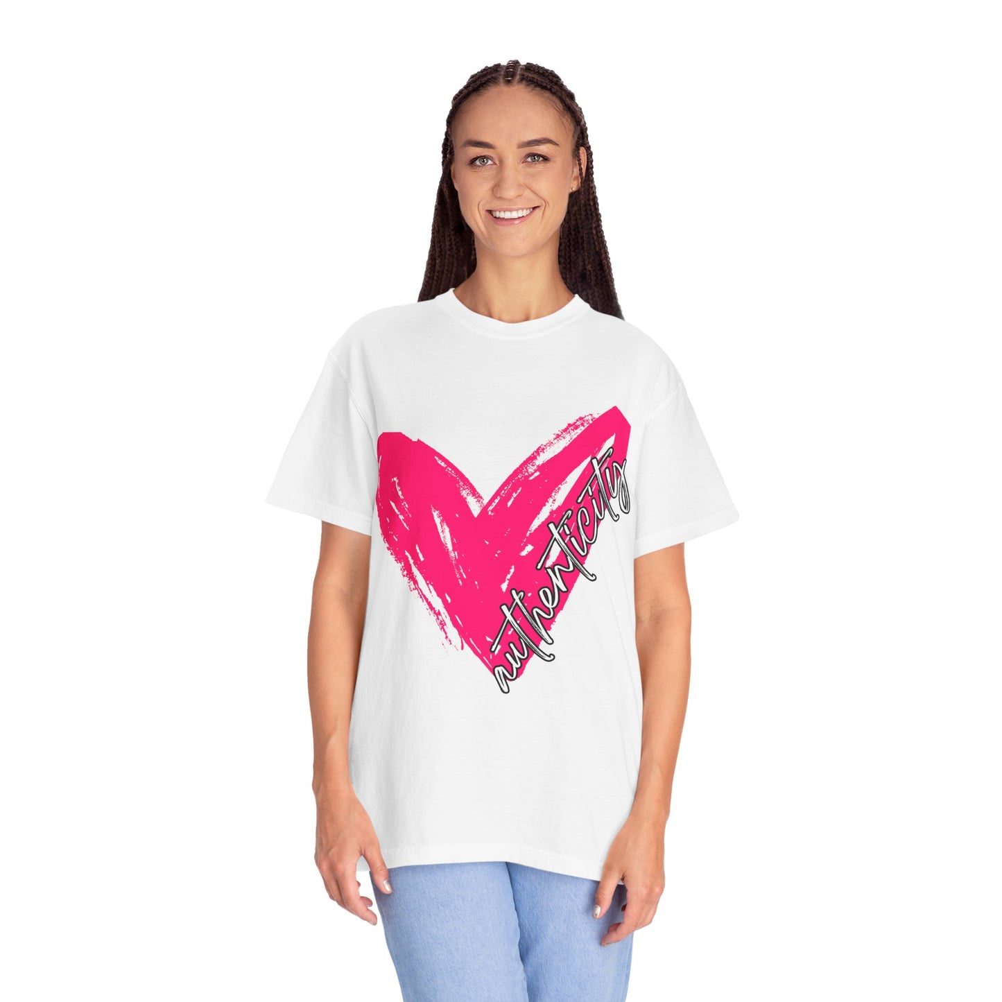 Authenticity Heart Unisex Comfort Colors T-Shirt