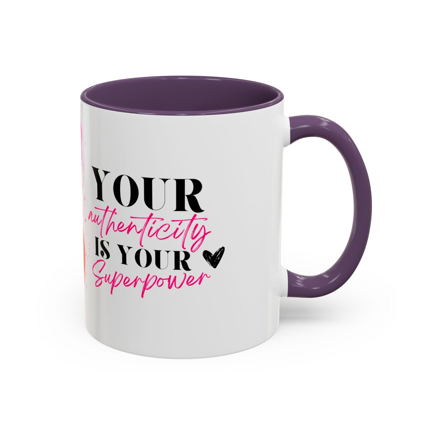 Empowering Accent Coffee Mug | Unique Gift for Self-Love, Inspirational Quotes, Birthday, Friendship, Office Decor