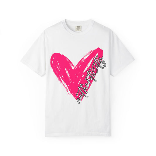 Authenticity Heart Unisex Comfort Colors T-Shirt