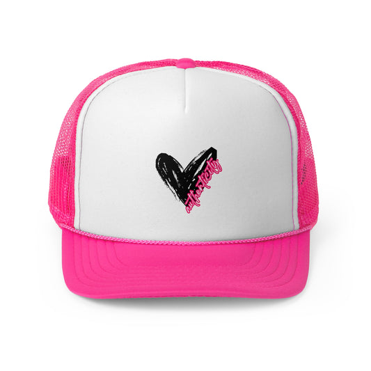 Authenticity Heart Trucker Cap - Pink AND Black Styles