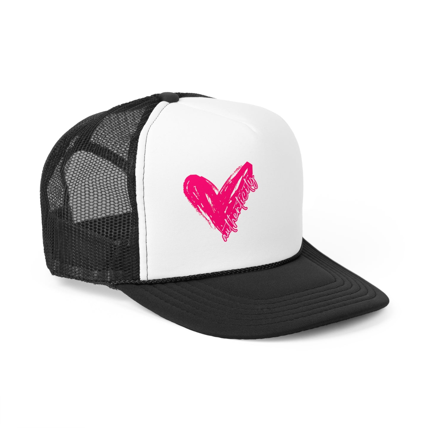 Authenticity Heart Trucker Cap - Pink AND Black Styles