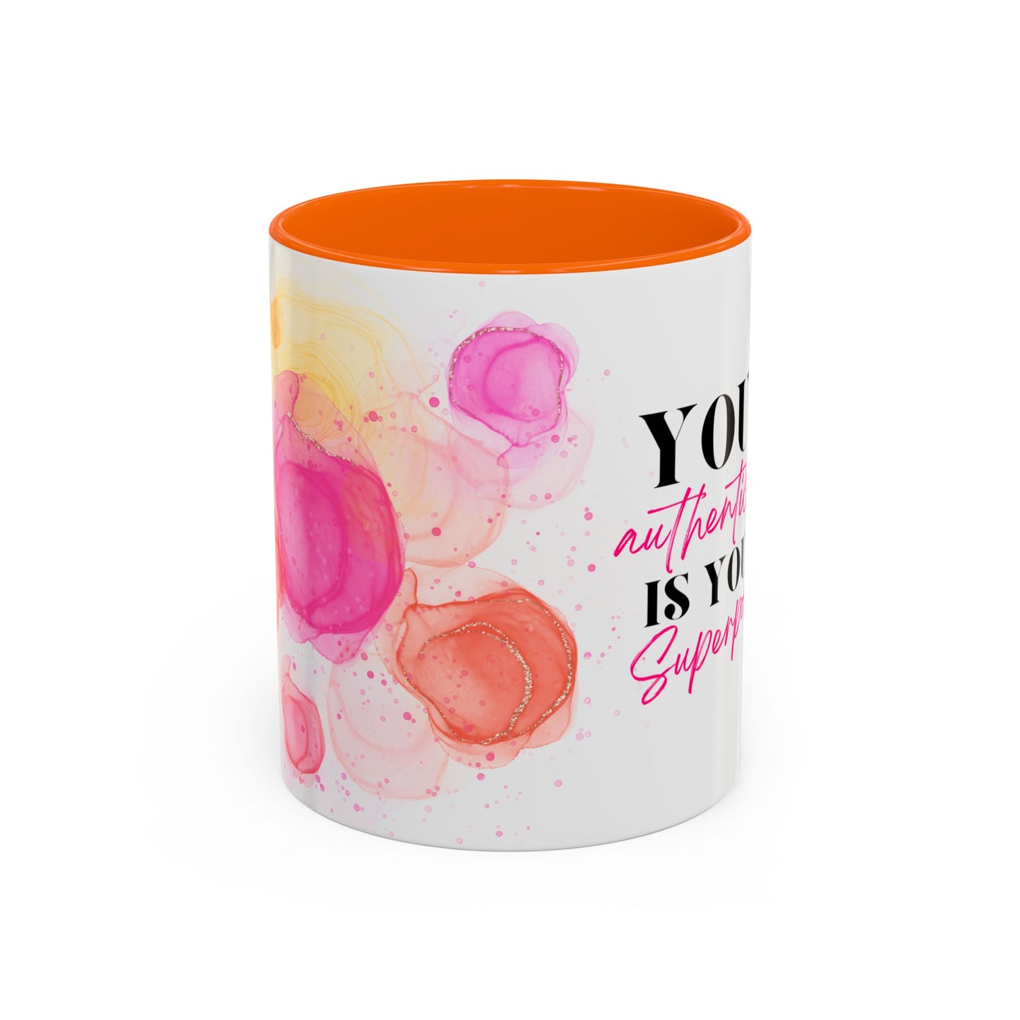 Empowering Accent Coffee Mug | Unique Gift for Self-Love, Inspirational Quotes, Birthday, Friendship, Office Decor