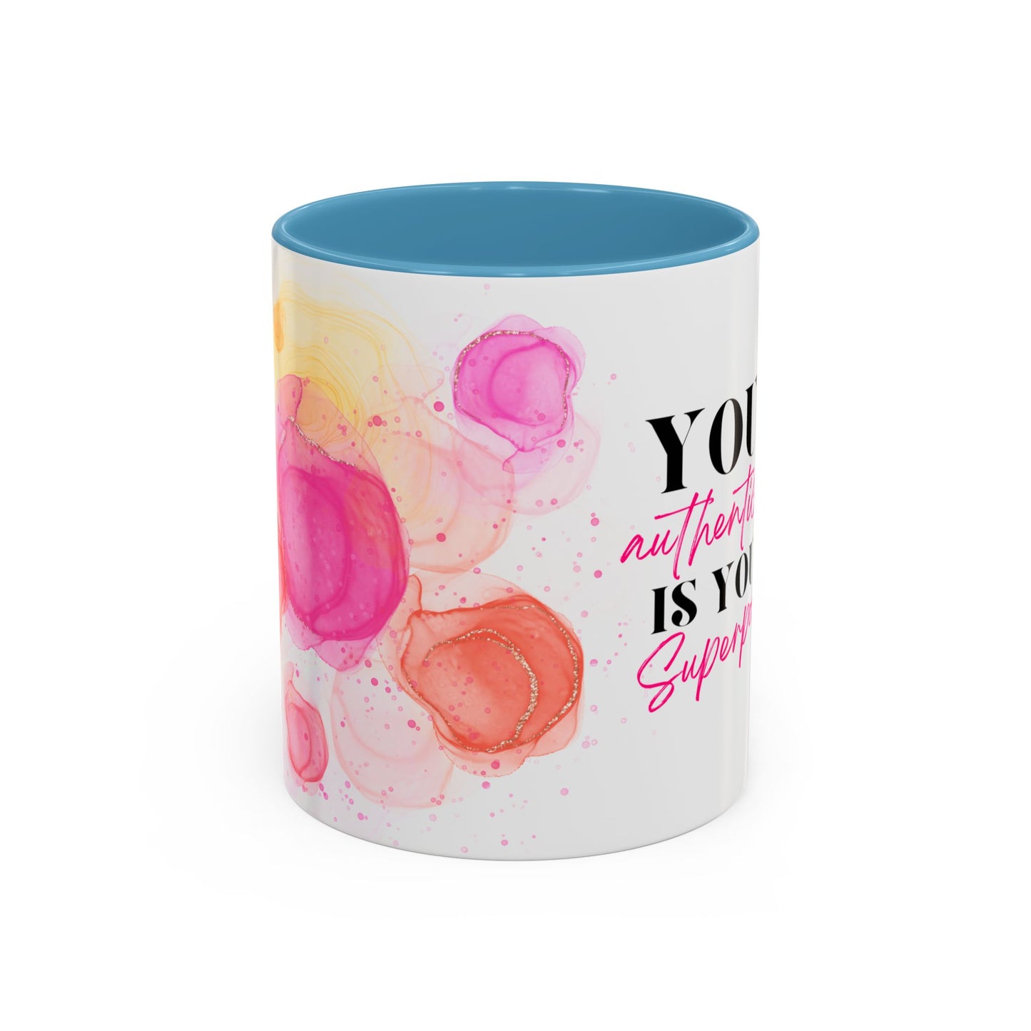 Empowering Accent Coffee Mug | Unique Gift for Self-Love, Inspirational Quotes, Birthday, Friendship, Office Decor