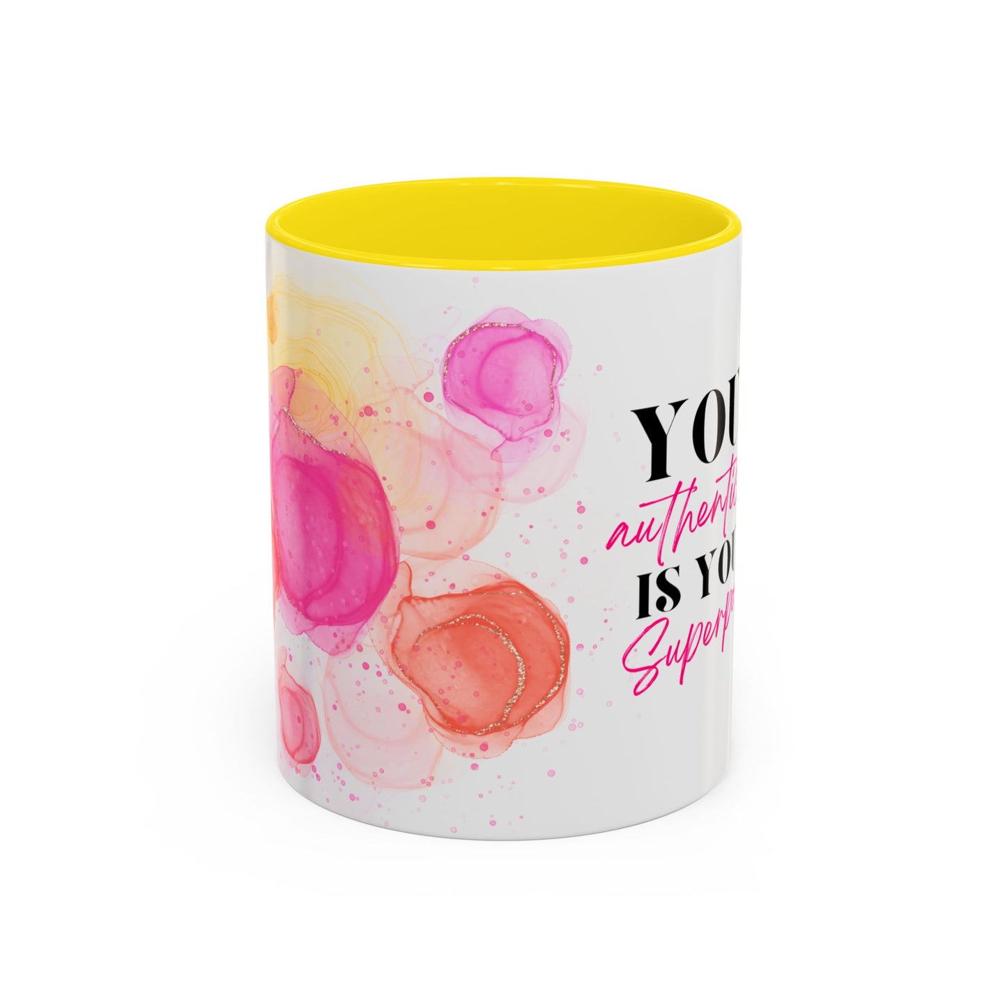 Empowering Accent Coffee Mug | Unique Gift for Self-Love, Inspirational Quotes, Birthday, Friendship, Office Decor