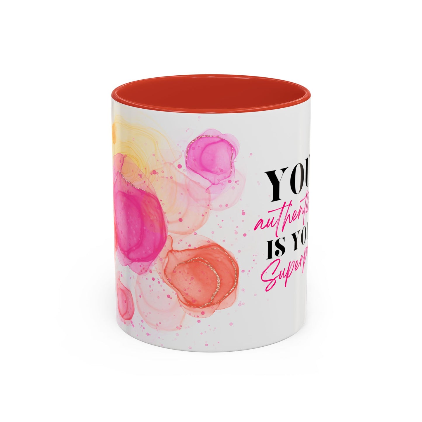 Empowering Accent Coffee Mug | Unique Gift for Self-Love, Inspirational Quotes, Birthday, Friendship, Office Decor
