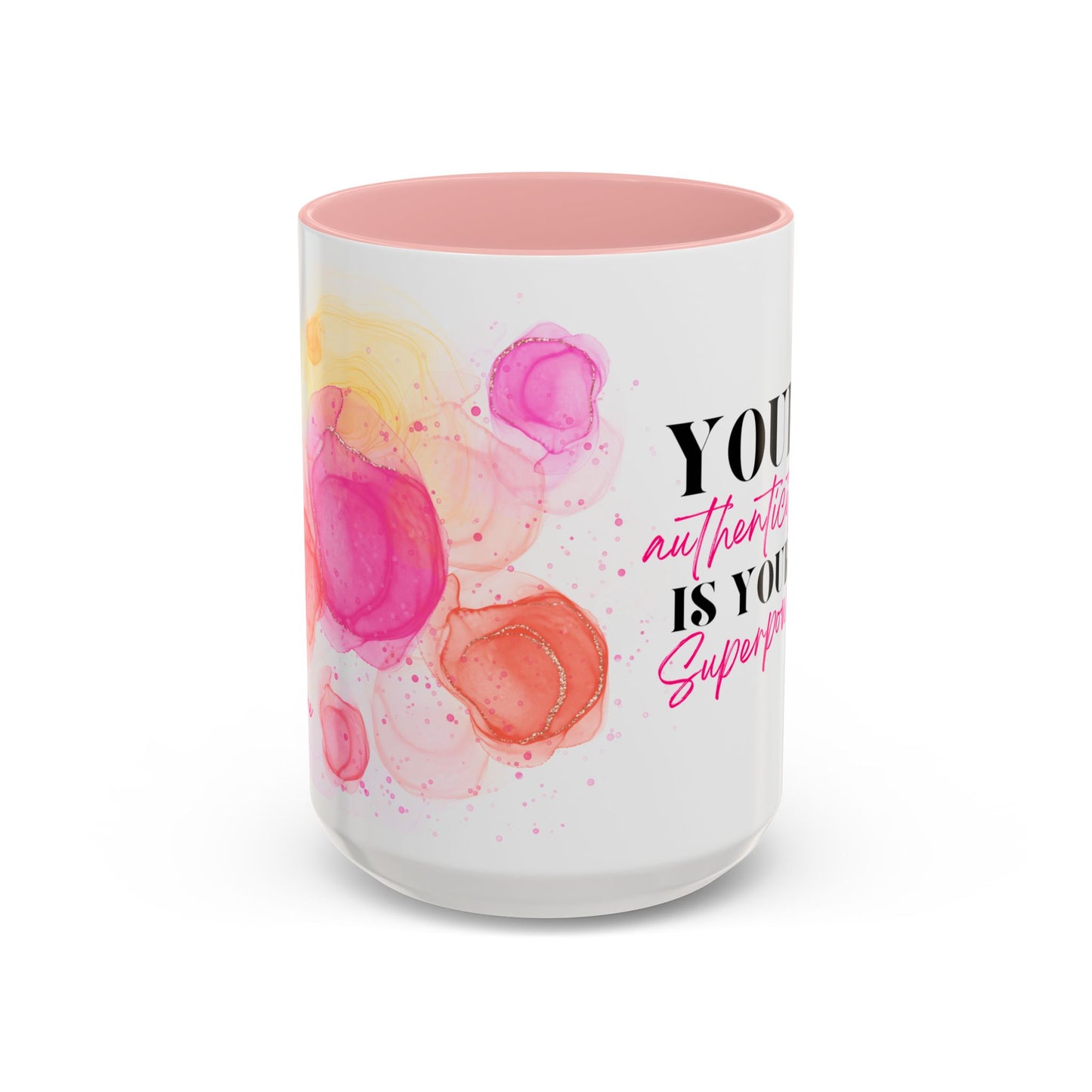 Empowering Accent Coffee Mug | Unique Gift for Self-Love, Inspirational Quotes, Birthday, Friendship, Office Decor