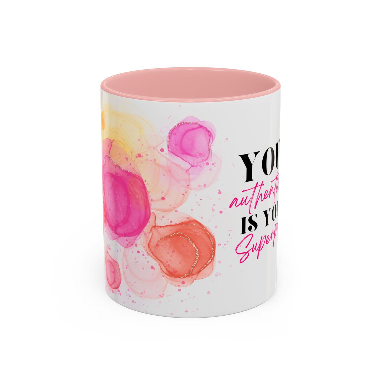 Empowering Accent Coffee Mug | Unique Gift for Self-Love, Inspirational Quotes, Birthday, Friendship, Office Decor